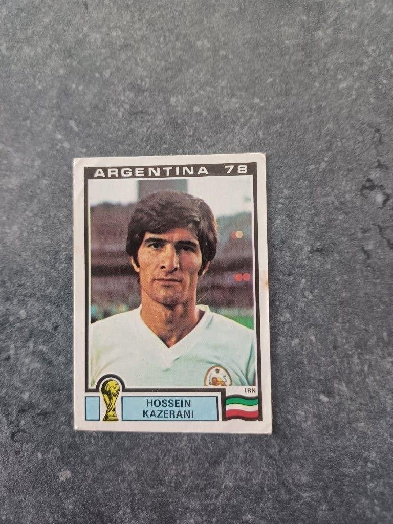 Panini 78 Hossein Kazerani, Ophalen of Verzenden, Zo goed als nieuw, Buitenlandse clubs, Poster, Plaatje of Sticker