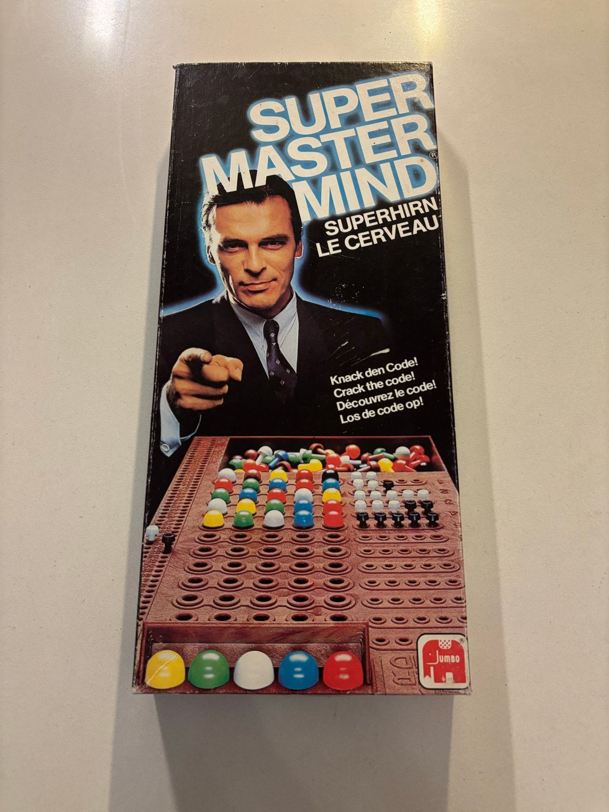 Super Master Mind - Klassiek Codekraakspel jumbo clipper!, Hobby en Vrije tijd, Gezelschapsspellen | Bordspellen, Een of twee spelers