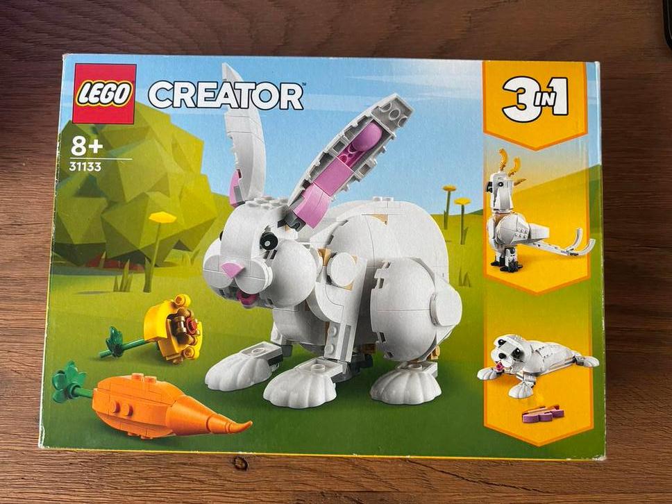 LEGO Creator 31133 Witte Konijn 3-in-1 set, Ophalen of Verzenden, Zo goed als nieuw, Complete set, Lego