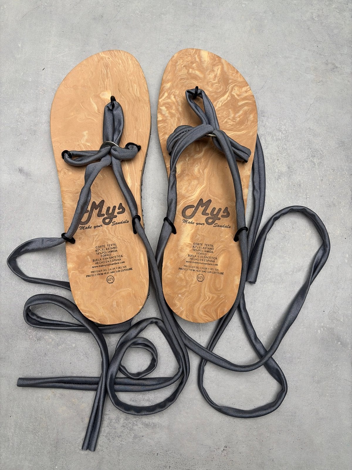 Mys Slippers - Zelf te maken sandalen maat 41, Slippers, Beige, Ophalen of Verzenden, Zo goed als nieuw