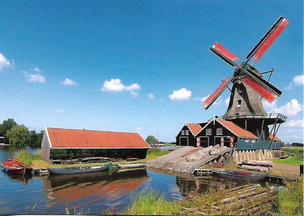 IJlst- -Houtzaagmolen De Rat., Ophalen of Verzenden, 1980 tot heden, Ongelopen, Friesland