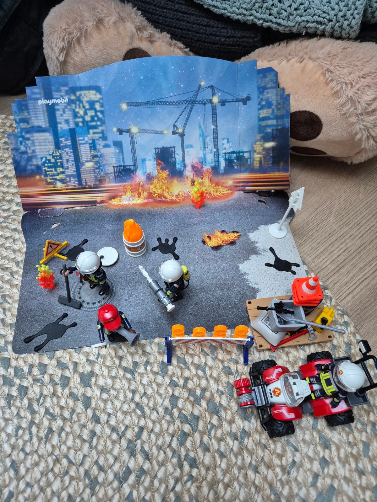 Playmobil- brandweer - helemaal compleet, Kinderen en Baby's, Ophalen of Verzenden, Zo goed als nieuw