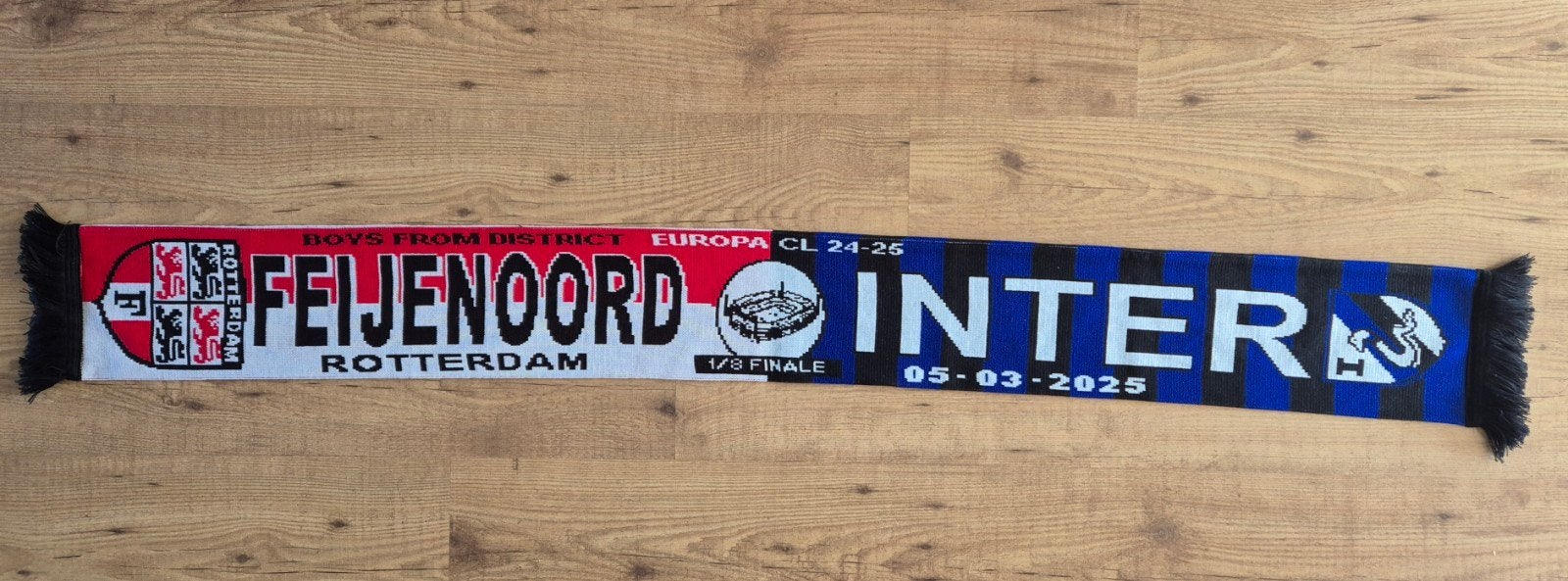 Feyenoord- Inter sjaal 2025, Verzenden, Nieuw, Feyenoord, Vaantje of Sjaal