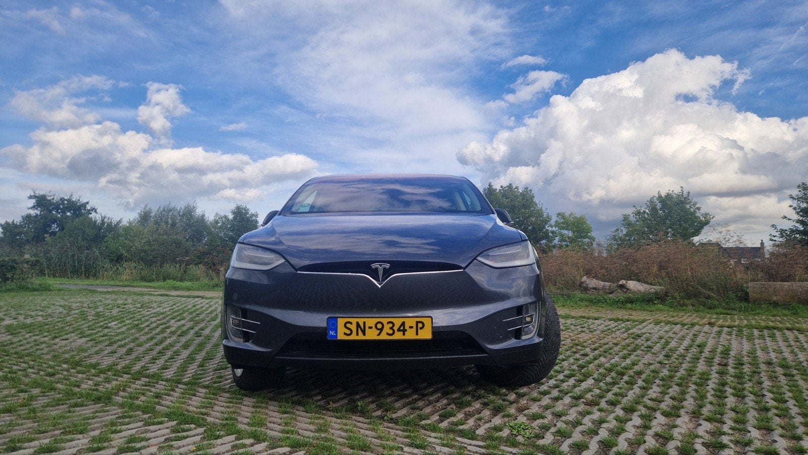 Tesla Model X 100 D uit 2018 met HW 2.5, trekhaak & 7 zitter, Auto's, Automaat, Model X, Zwart, 2433 kg
