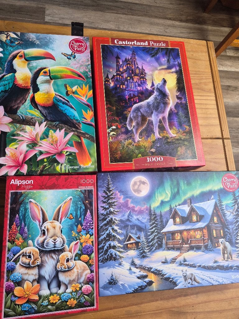 Puzzels 1000 stukjes, Ophalen, 500 t/m 1500 stukjes, Zo goed als nieuw, Legpuzzel