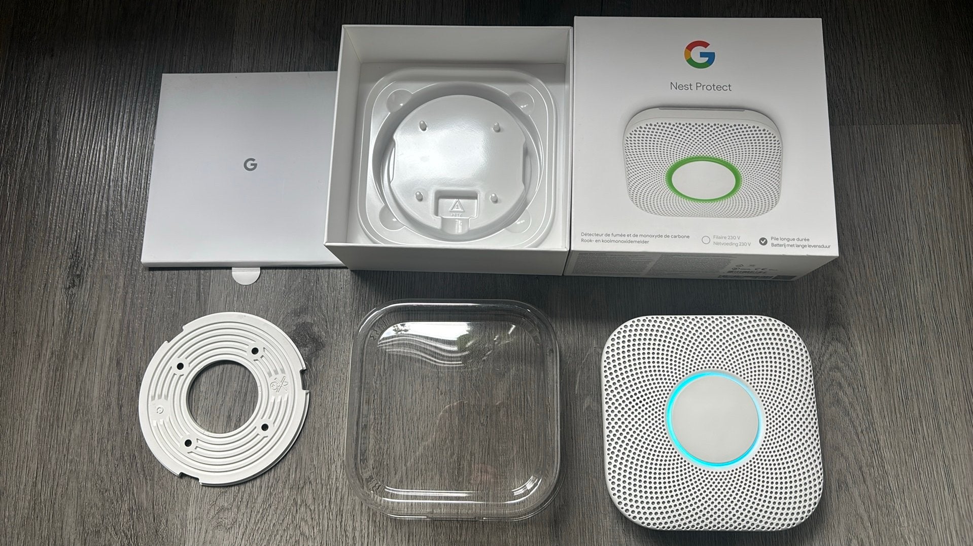 Google nest protect V2 11/2032 batterij rookmelder, Ophalen of Verzenden, Zo goed als nieuw
