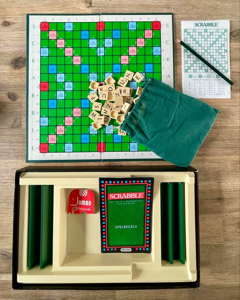 Scrabble Original bordspel, Drie of vier spelers, Ophalen, Gebruikt