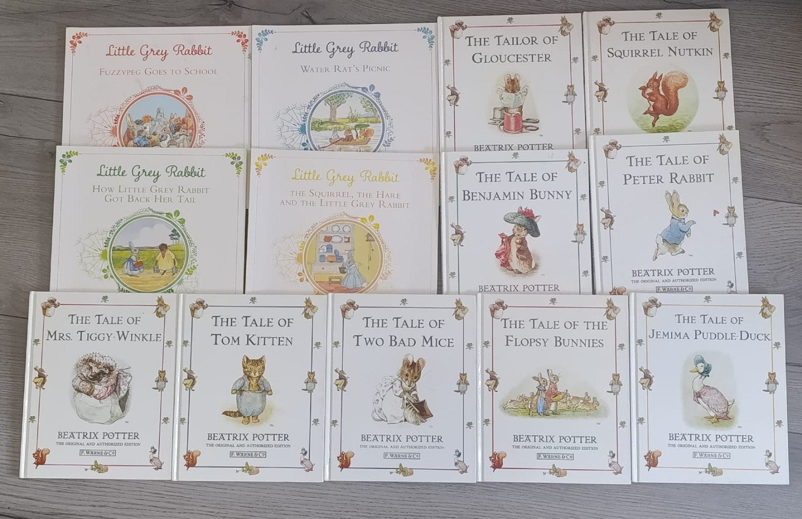 Beatrix Potter & Little Grey Rabbit Boekenset (11 boeken), Ophalen of Verzenden, Gelezen, 3 tot 4 jaar