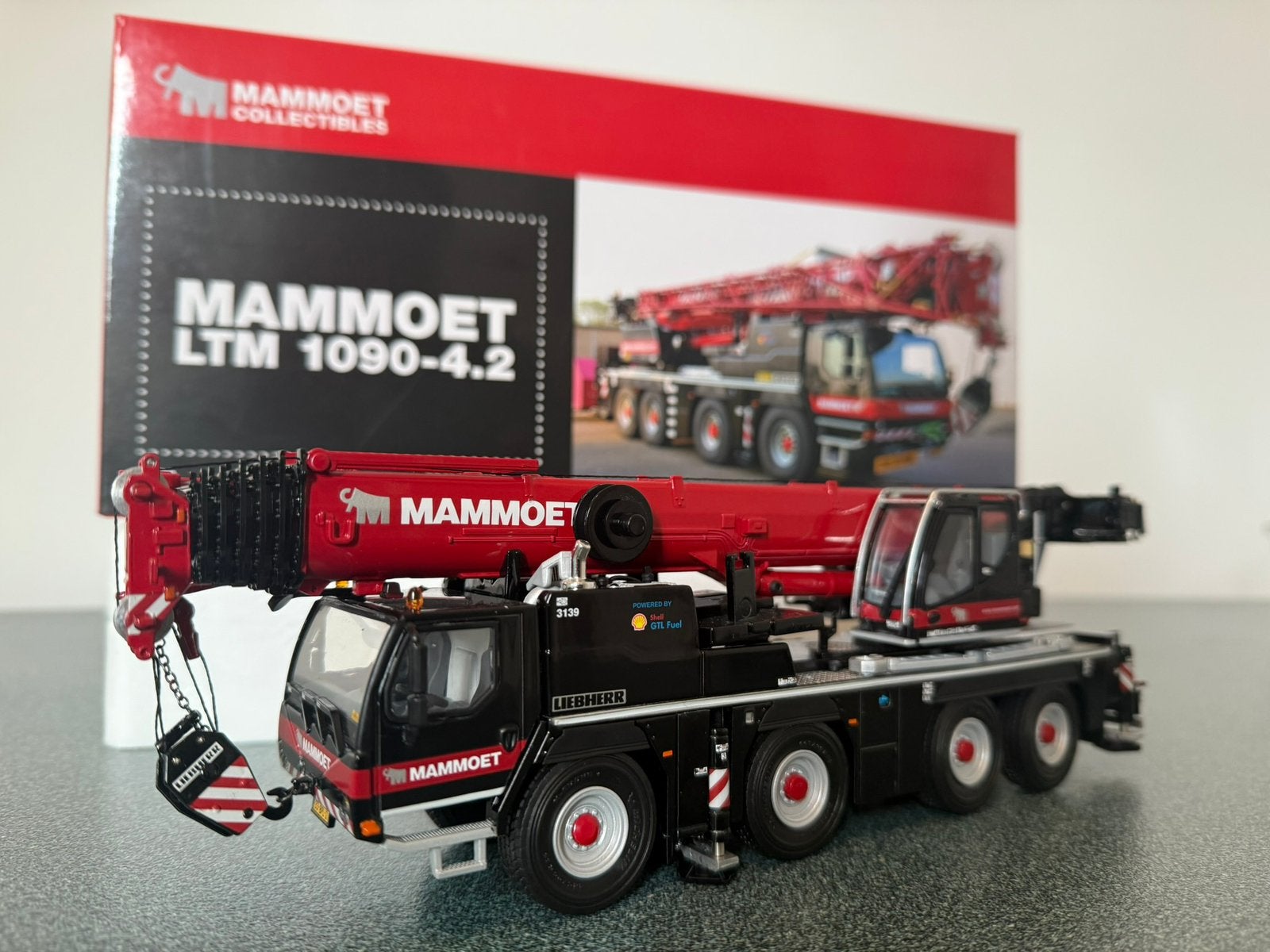 Mammoet Liebherr LTM 1090, Hobby en Vrije tijd, Ophalen of Verzenden, Zo goed als nieuw, Hijskraan, Tractor of Landbouw, Conrad