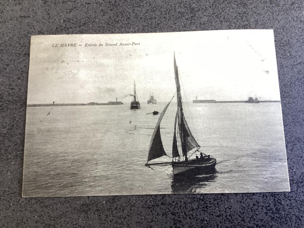 Le Havre.  Schepen, Verzenden, Voor 1920, Gelopen, Frankrijk