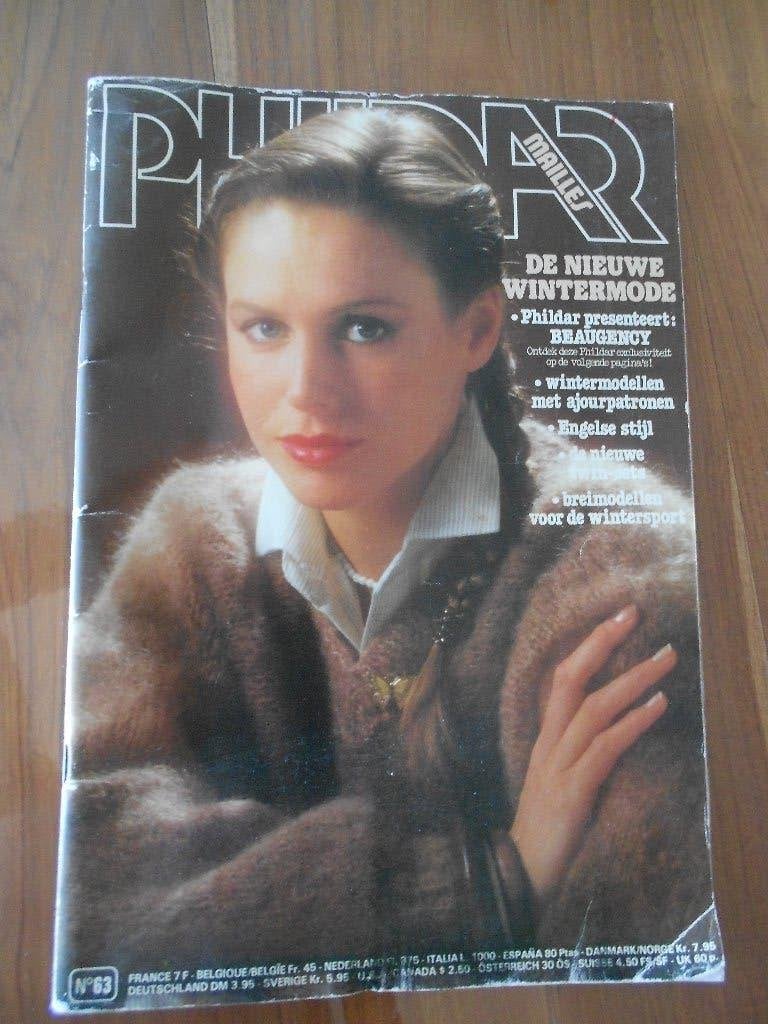 vintage magazine Phildar brei patronen, Ophalen, Gebruikt, Breien, Patroon of Boek