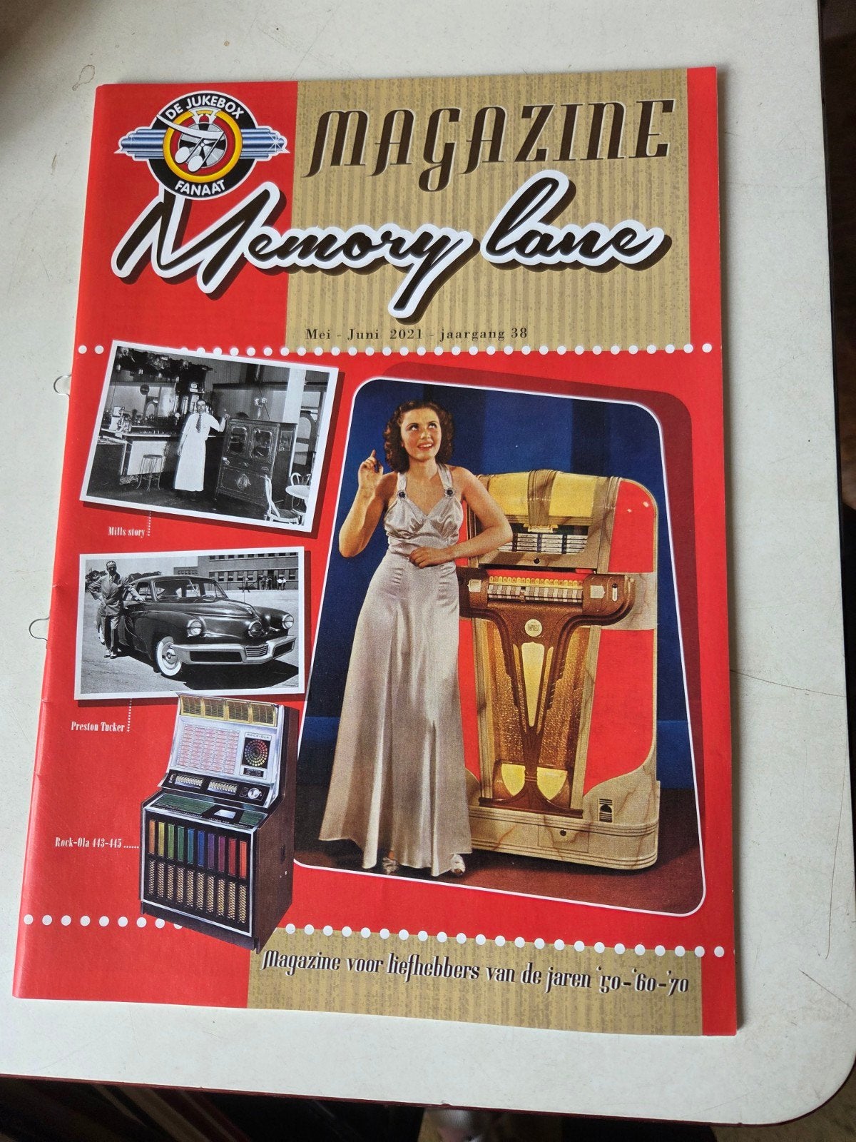 Jukebox Fanaat Magazine Memory Lane (2x), Verzamelen, Ophalen of Verzenden, 1960 tot 1980, Nederland, Tijdschrift