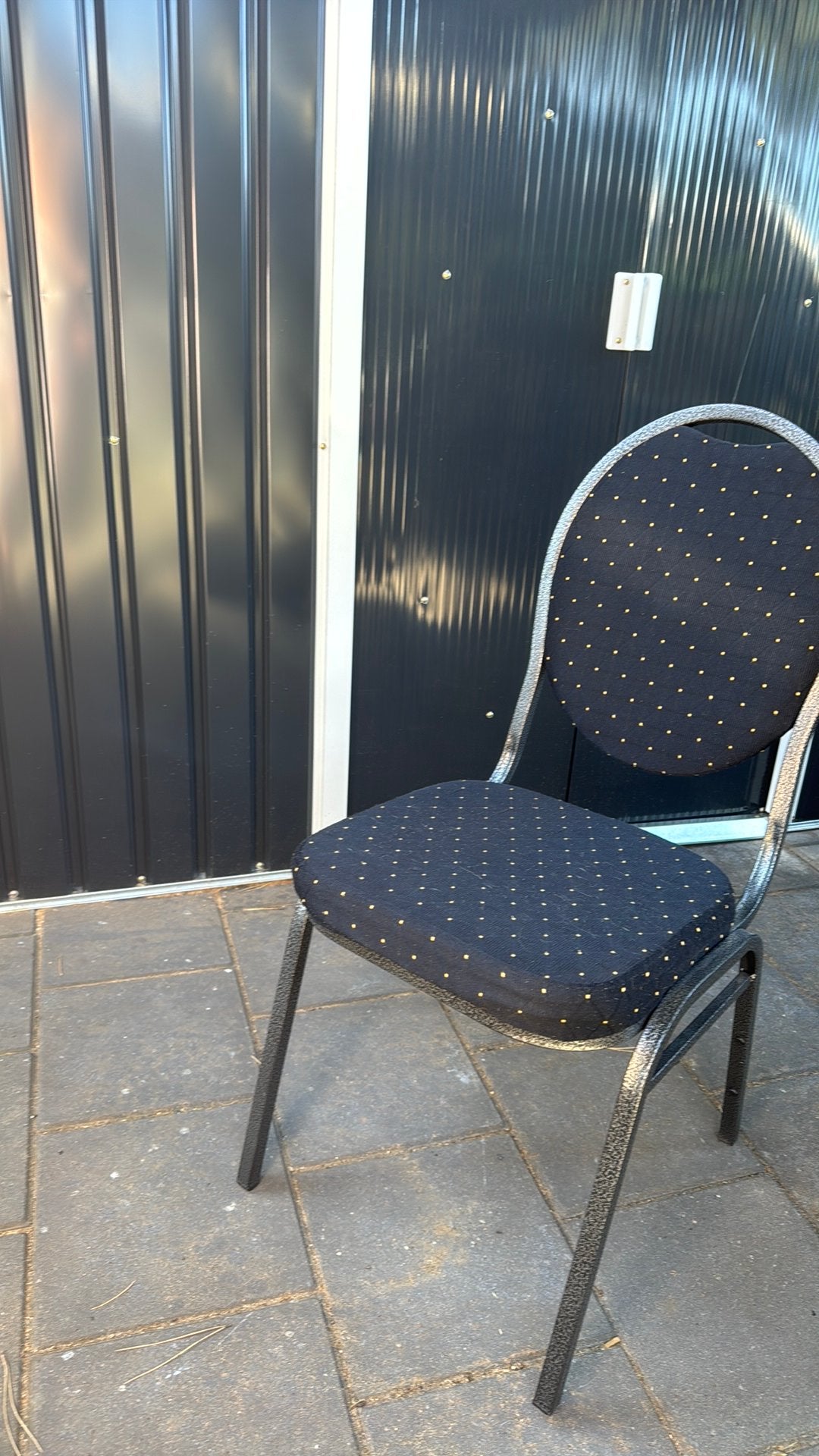 6 nieuwe stapel stoelen, stapelstoel, Ophalen, Nieuw, Metaal, Stapelbaar