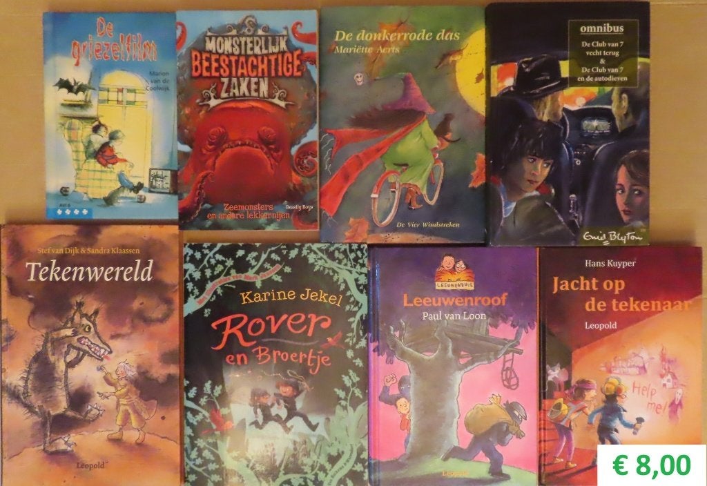 8 Spannende leesboeken voor kinderen  8+; in 1 koop € 8,00, Ophalen of Verzenden, Gelezen, Enid Blyton e.a., Fictie algemeen