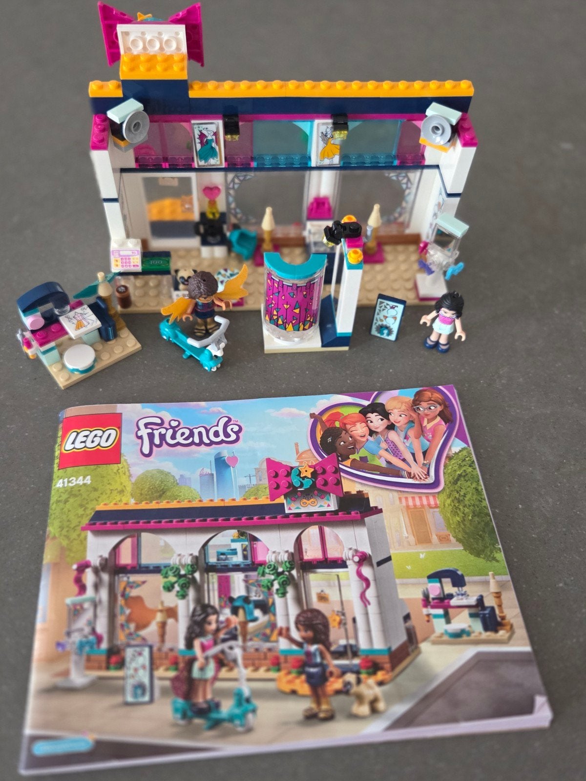 lego 41344 kledingshop, Lego, Friends, Ophalen of Verzenden, Complete set
