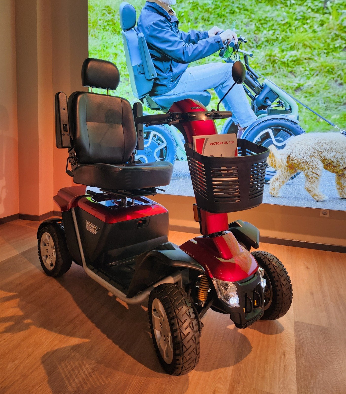 Pride Victory XL 140S scootmobiel met nieuwe accu's. 20 km/h, Diversen, Ophalen, 16 km/u of meer, 46 km of meer, Gebruikt