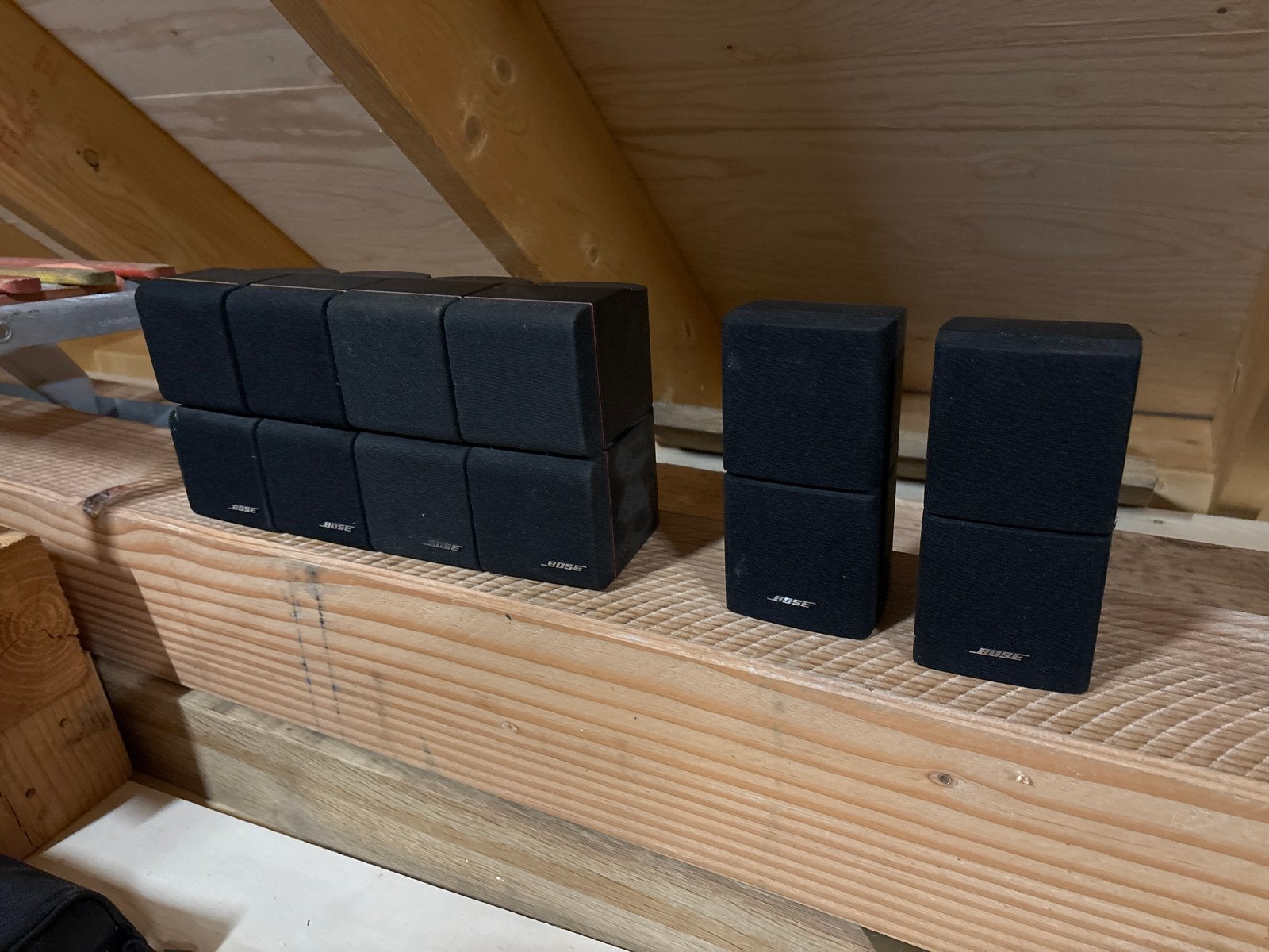 Bose Acoustimass speakerset met standaarden en beugels, Ophalen, Gebruikt, Speakerset, Bose