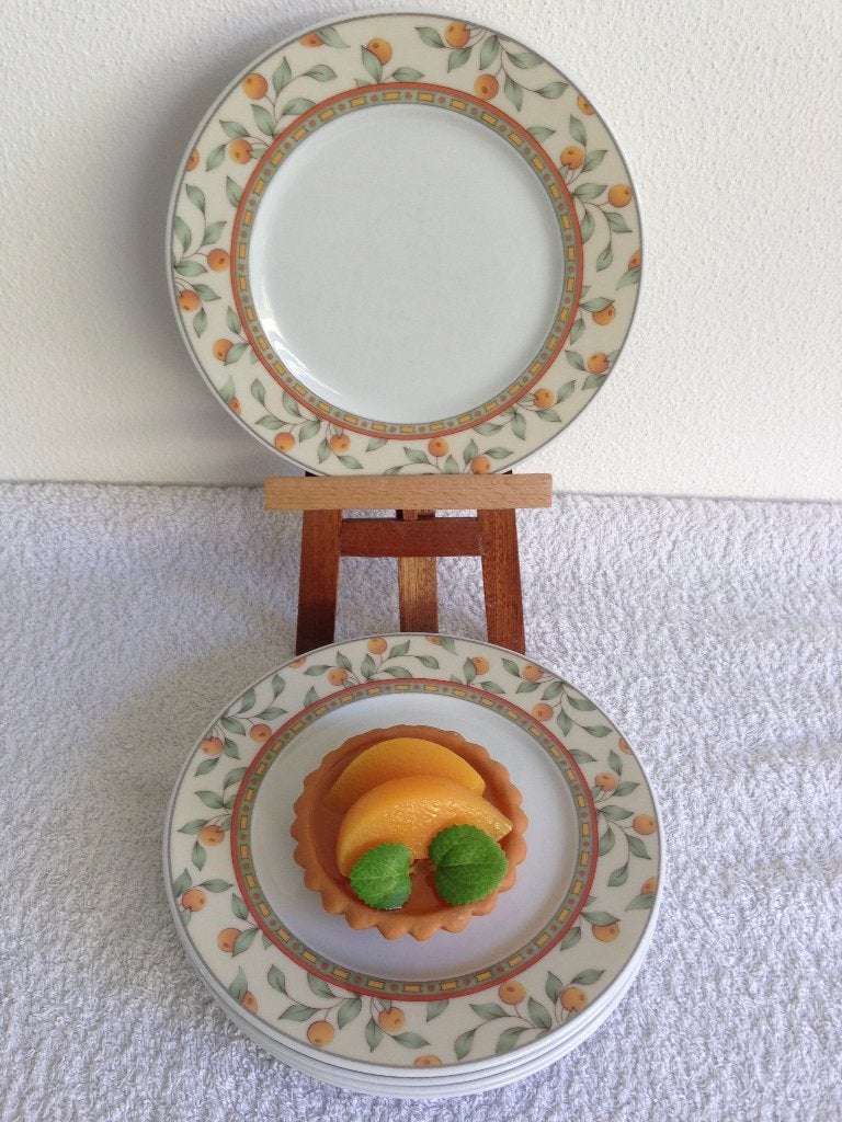 🍊8 Mooie Gebaksbordjes KOFFIETIJD ART-DESIGN., Huis en Inrichting, Overige merken, Ophalen of Verzenden, Zo goed als nieuw, Bord(en)