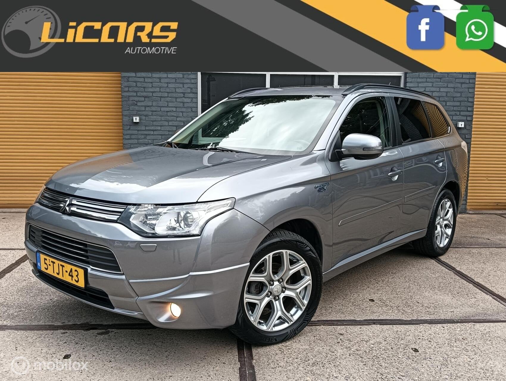 Mitsubishi Outlander 2.0 PHEV Instyle+ Leder/trekhaak/schuif, 4 cilinders, Bedrijf, Vierwielaandrijving, Hybride Elektrisch/Benzine