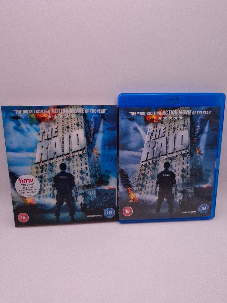 The Raid blu-ray, Cd's en Dvd's, Vanaf 18 jaar, Engels, Inclusief boekje, Film