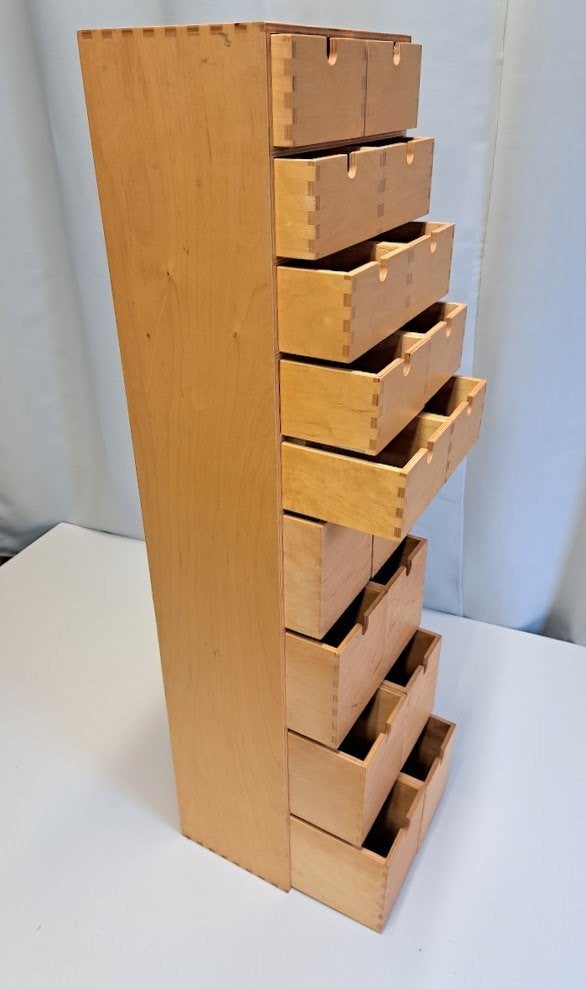 Ikea kast - Moppe ladekast (oud model), Huis en Inrichting, Kasten | Ladekasten, Ophalen, Minder dan 50 cm, 5 laden of meer, 100 tot 150 cm