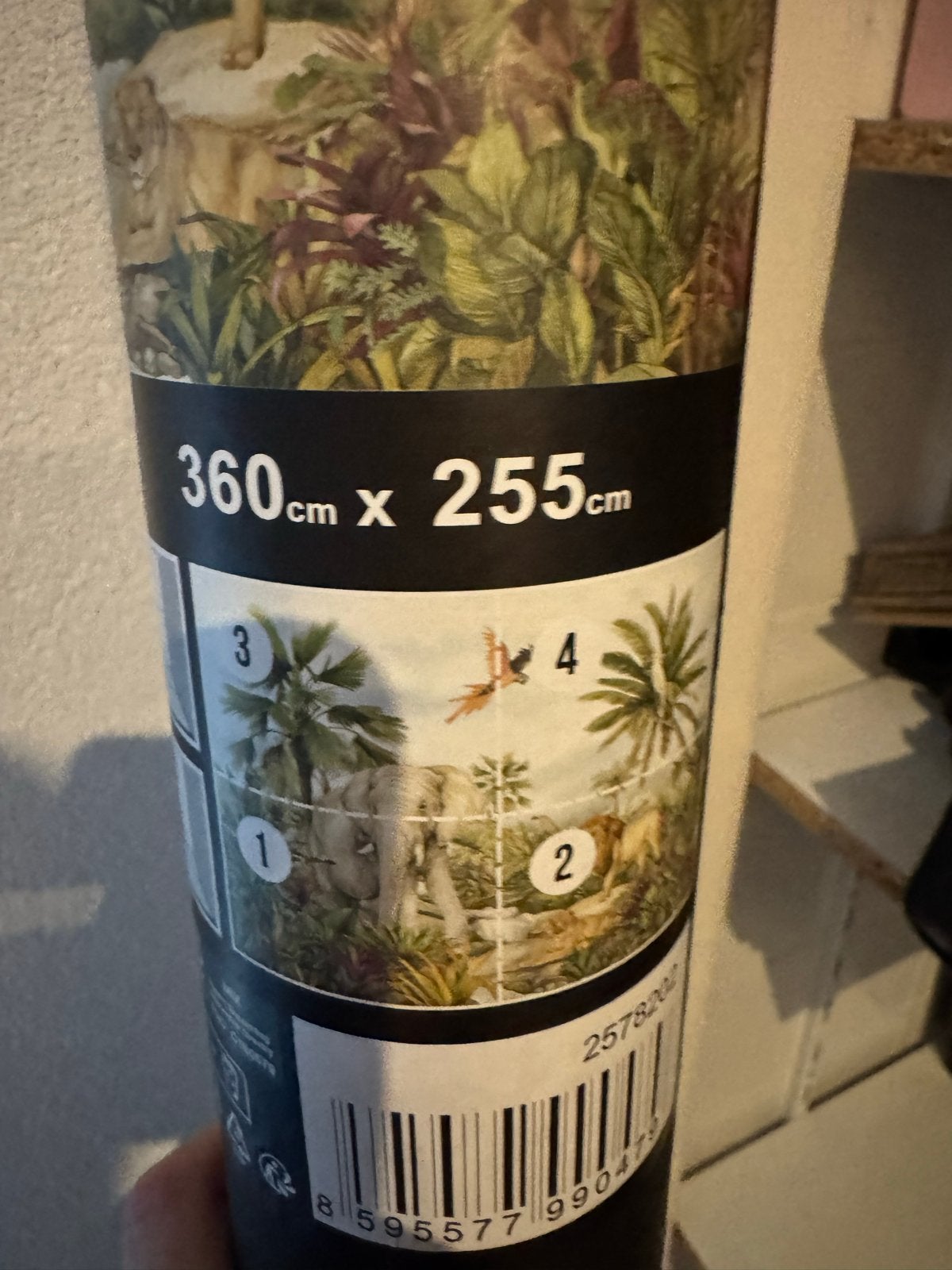 Fotobehang van Action safari - 360cm x 255cm, Ophalen, Natuurlijk, Overige merken, Fotobehang