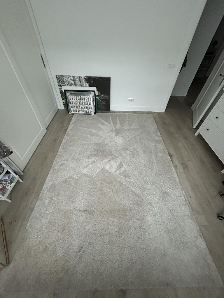 IKEA STOENSE vloerkleed – 200300 cm, Ophalen, Wit, 200 cm of meer, Zo goed als nieuw