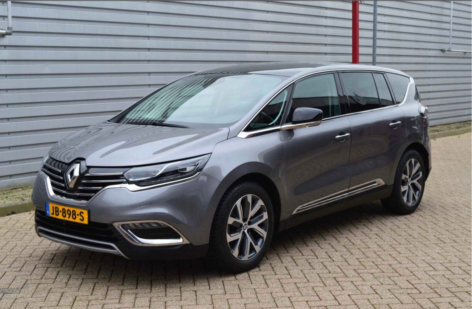 Renault Espace 1.6 TCE 147KW AUT 2016 Grijs, Auto's, Renault, 1618 cc, 4 cilinders, 2000 kg, 7 stoelen