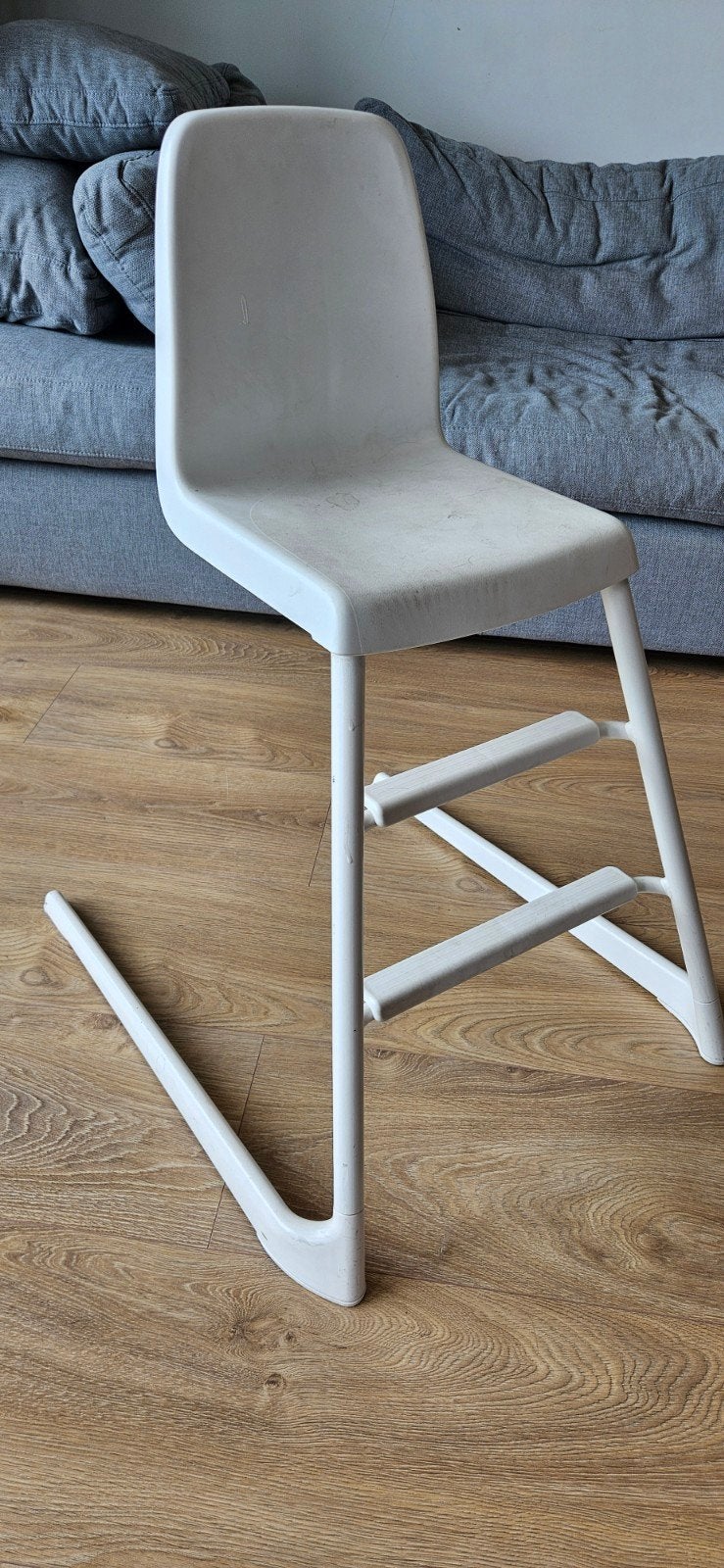 IKEA Langur Junior Stoel - Wit, Ophalen, Gebruikt, Meegroeistoel