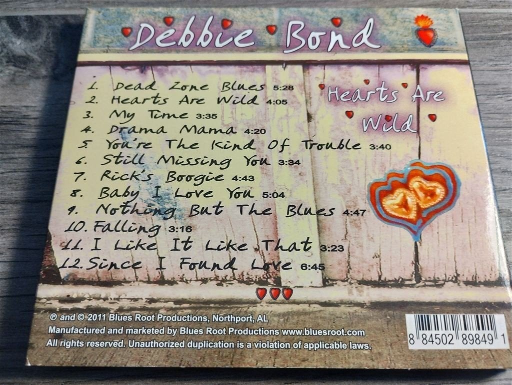 Debbie Bond ‎- Hearts Are Wild, Ophalen of Verzenden, Zo goed als nieuw, Jazz