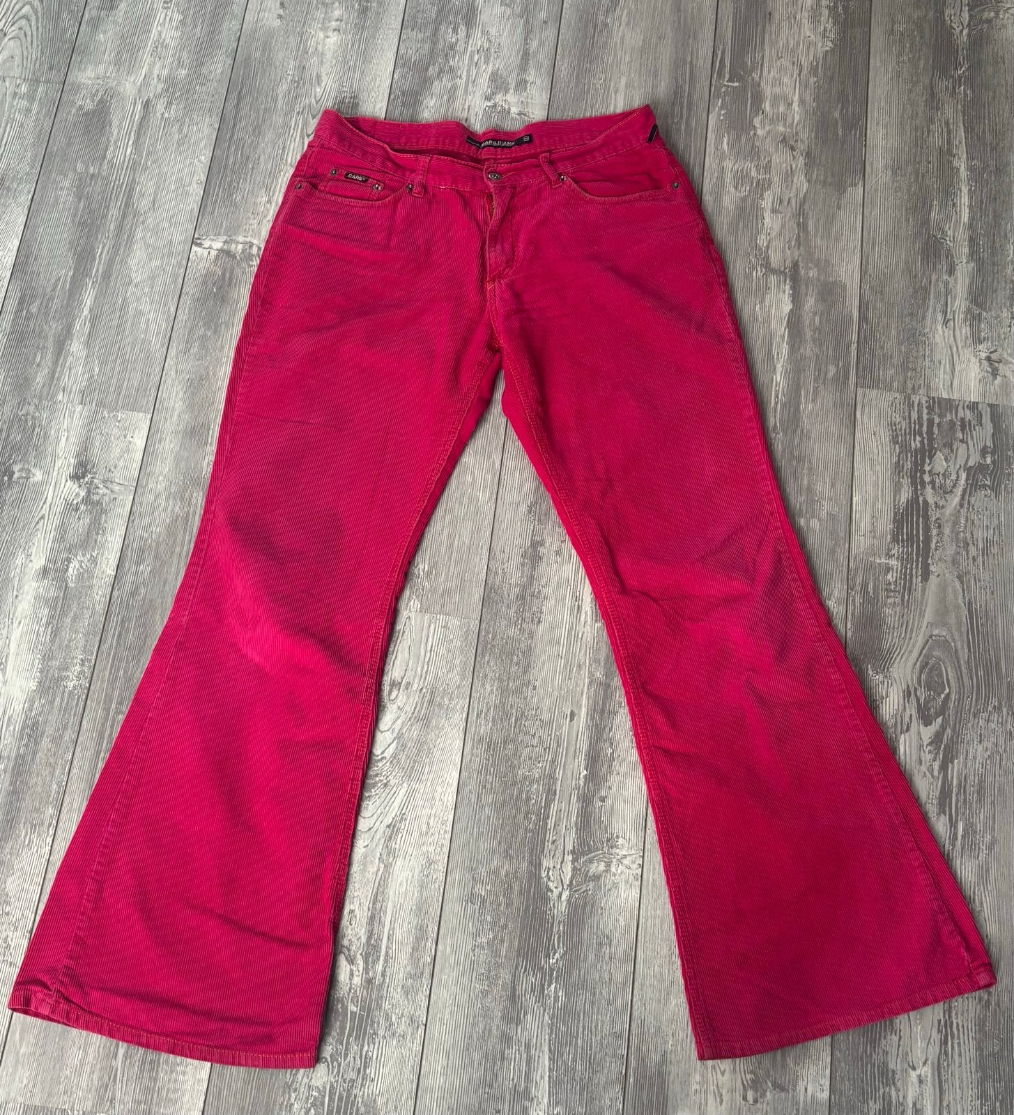 CARS Jeans roze ribbroek met wijde pijpen - Maat 40, Kleding | Dames, Maat 38/40 (M), Ophalen of Verzenden, Roze, Lang