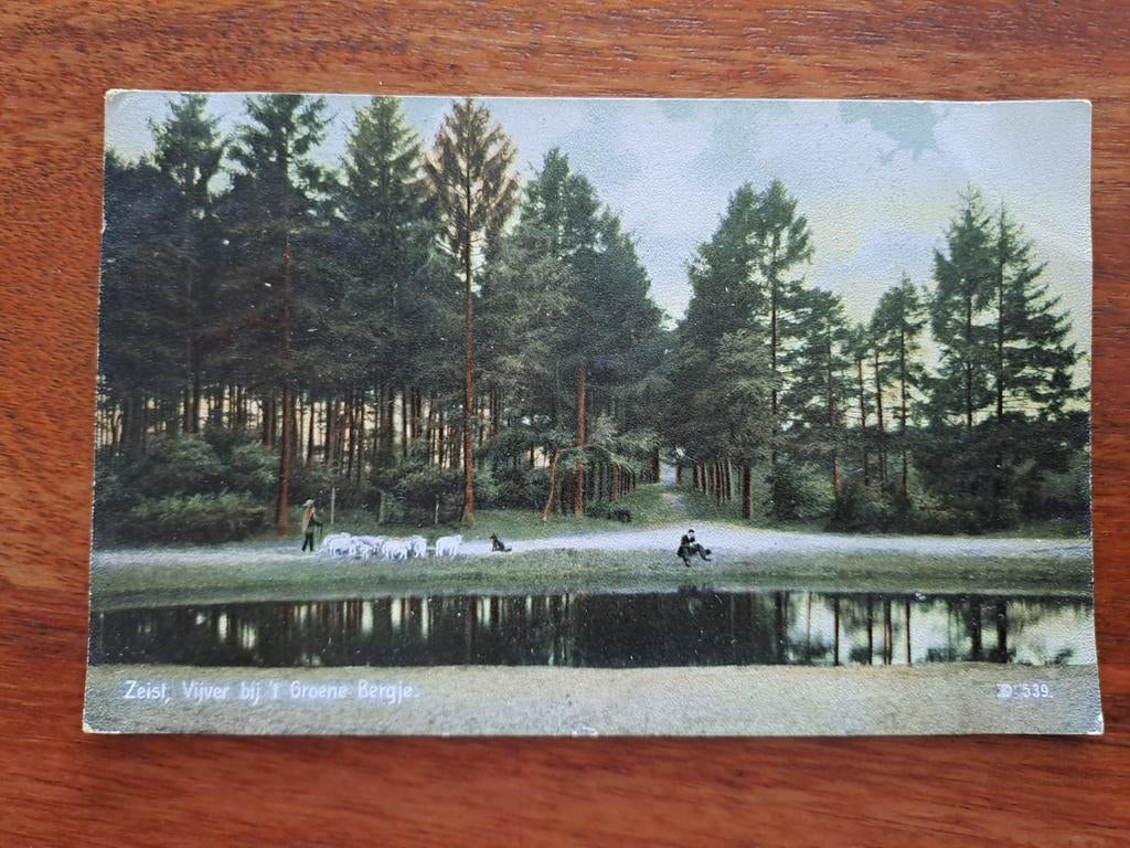 Zeist,  vijver bij het groene  bergje, Ophalen of Verzenden, Utrecht