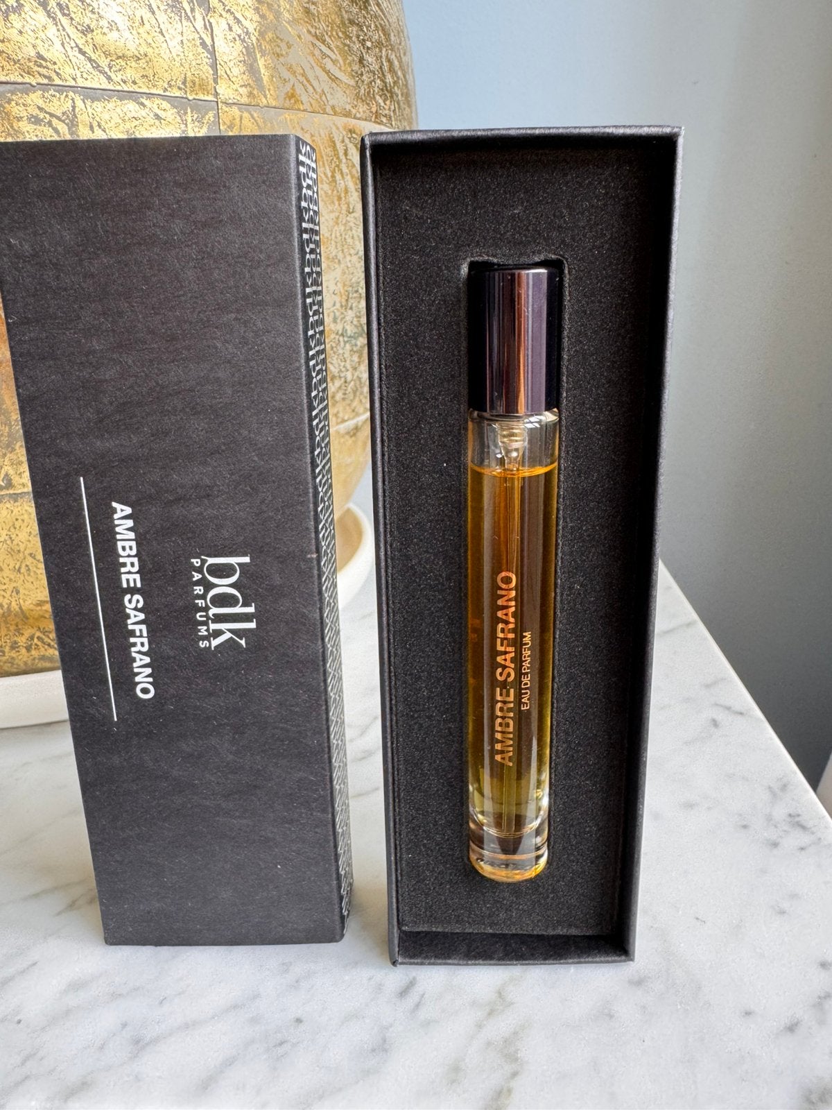 BDK Parfums Ambre Safrano Eau de Parfum – 10 ml, Sieraden, Tassen en Uiterlijk, Ophalen of Verzenden, Zo goed als nieuw