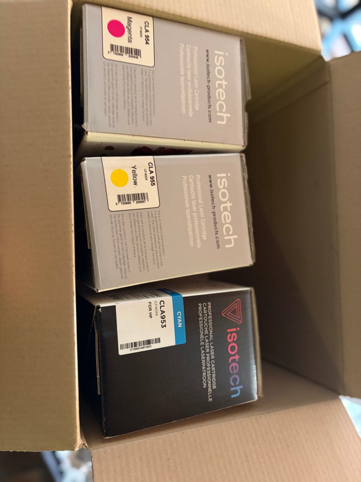 3x Isotech HP 201X XL toner – CF401X CF402X CF403X – nieuw, Ophalen of Verzenden, Nieuw, Toner