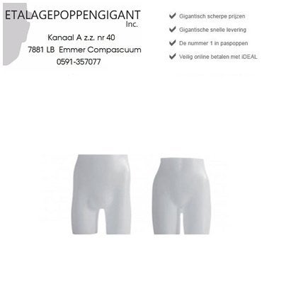 Heup Display's - Presentatie Kontjes MV Modellen EPG, Kleding | Heren, Overige kleuren, Maat 48/50 (M), Ophalen of Verzenden, ETALAGEPOPPENGIGANT.NL