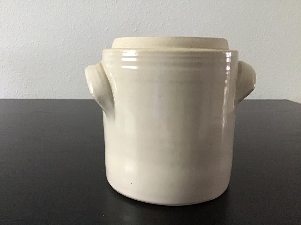 Franse Grespot beige., Antiek en Kunst, Ophalen of Verzenden