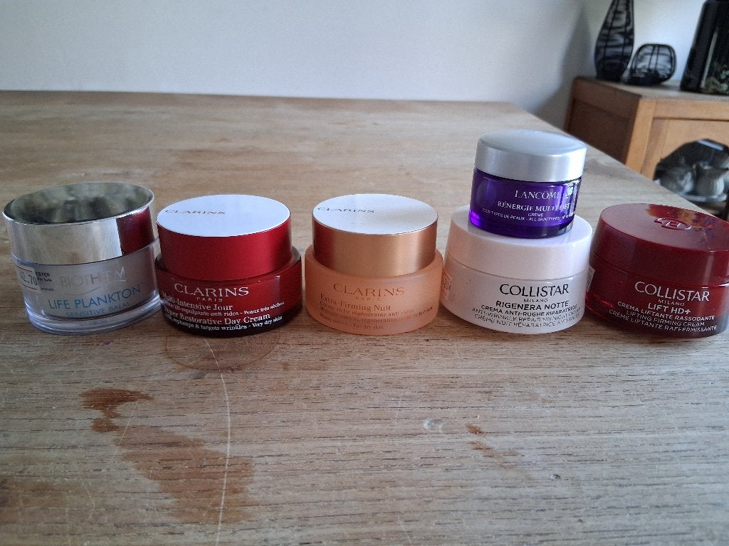 Collistar, clarins, biotherm gezichtscremes, Ophalen of Verzenden, Nieuw, Gehele gezicht, Verzorging