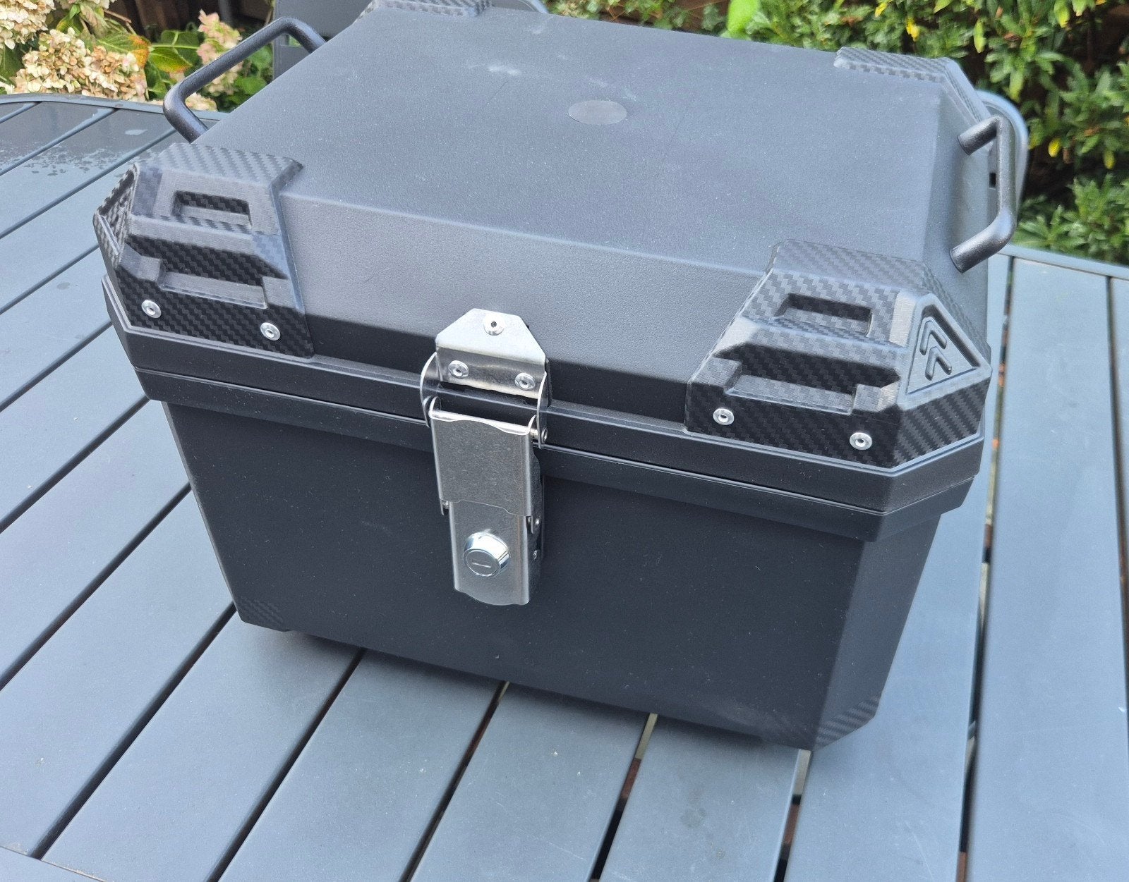 Universele topkoffer 45L + luxe bekleding + slot, Ophalen, Zo goed als nieuw