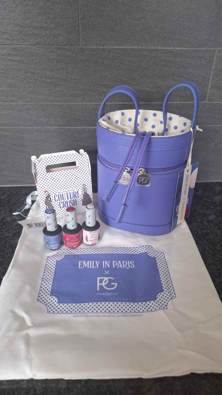 Emily in Paris x Pink Gellac Nagellakset Couture Crush, Ophalen of Verzenden, Nieuw, Overige typen