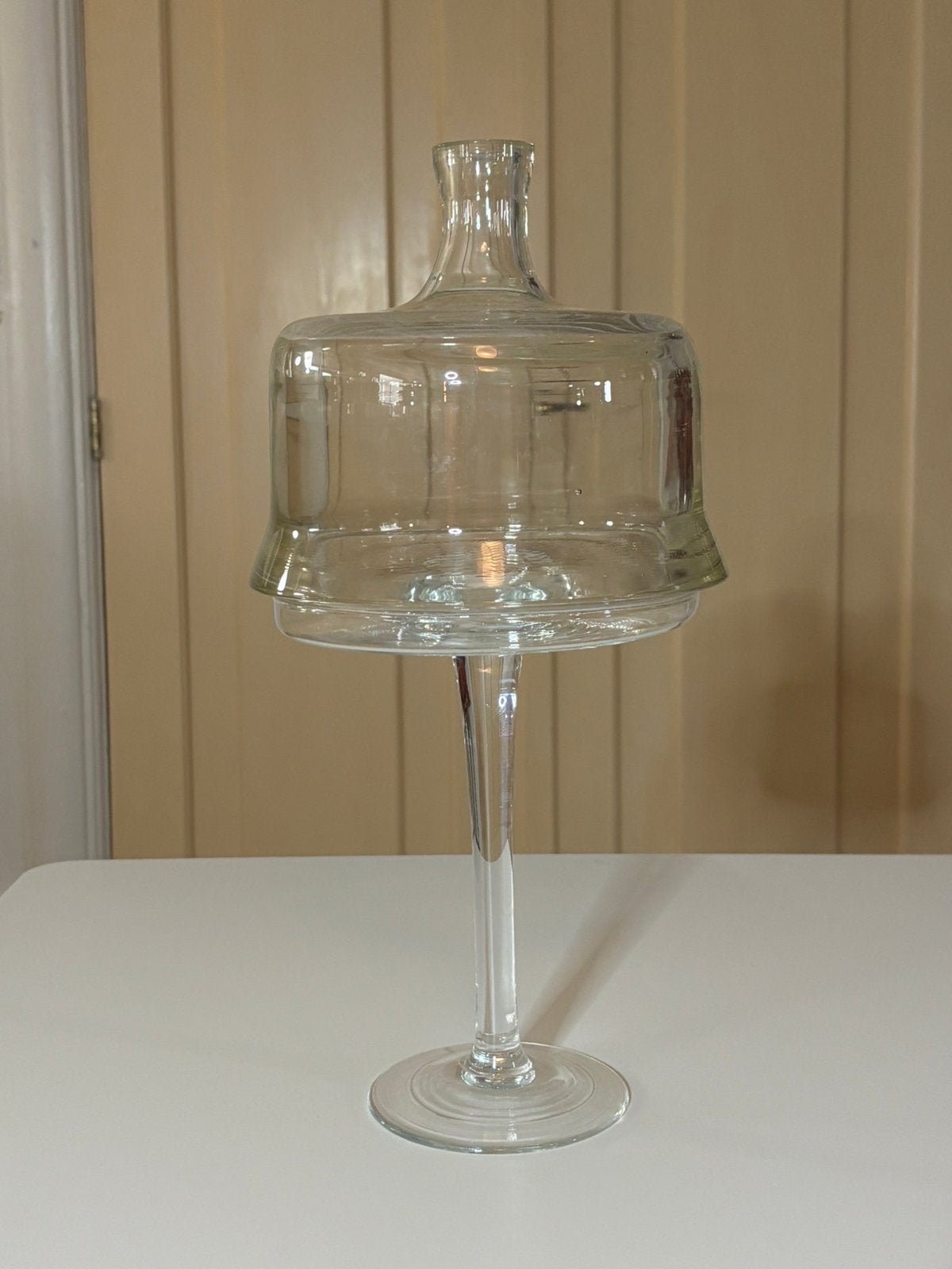 Antieke Franse stolp glas, Glas, Ophalen of Verzenden, Gebruikt