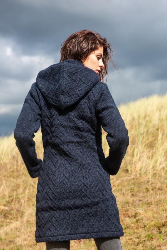 Pure Wool Sharon WJK-1709 lang wollen vest marine | S - XXL, Werkschoenendeal, Marktplaats@werkschoenendeal.nl, Blauw, Maat 46/48 (XL) of groter