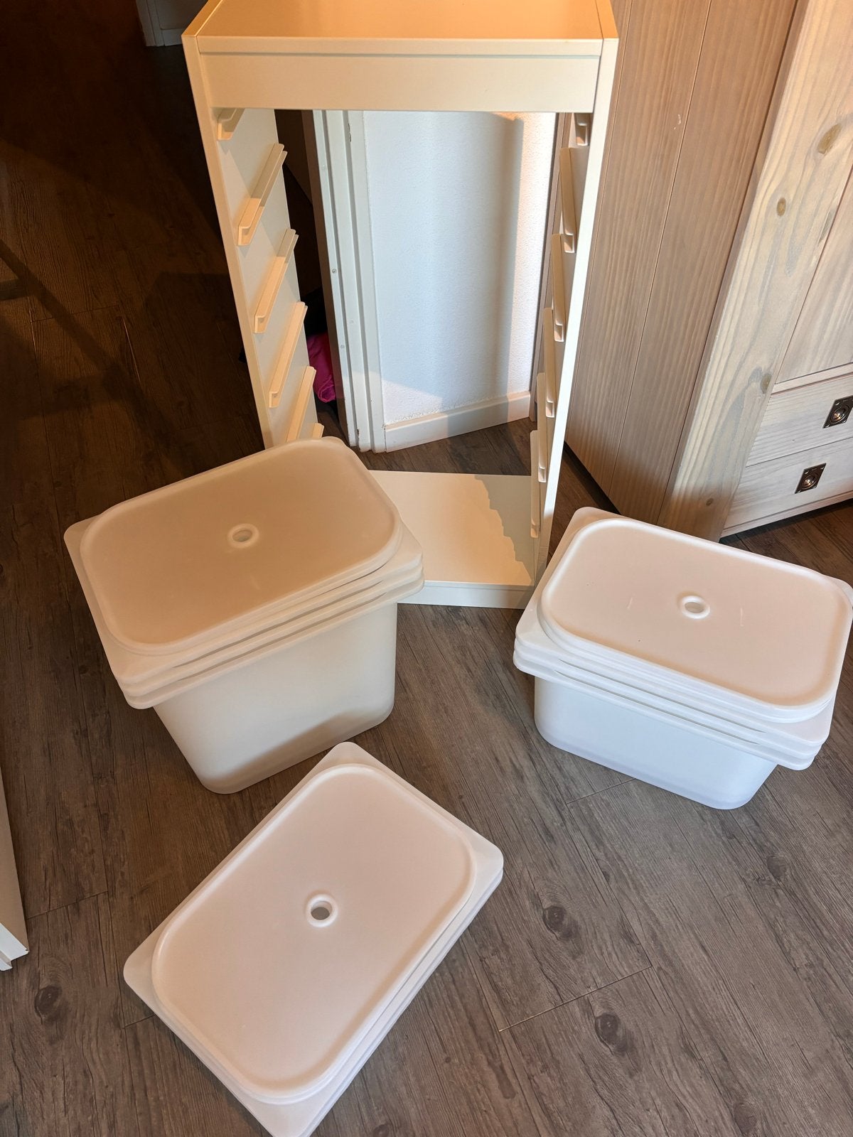 Ikea kast met bakken, Ophalen, Gebruikt