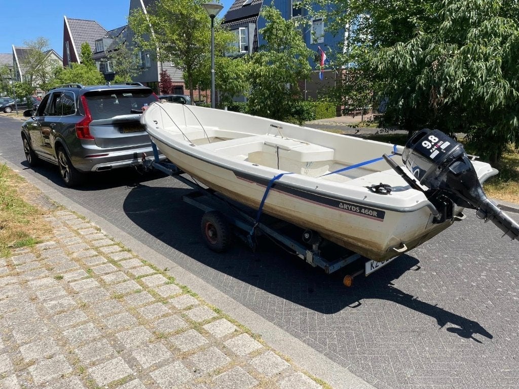 Ryds 460R Gezinsboot + Parsun 9.8pk 4-takt (2020), Overige merken, Gebruikt, Tot 10 pk, 10 pk