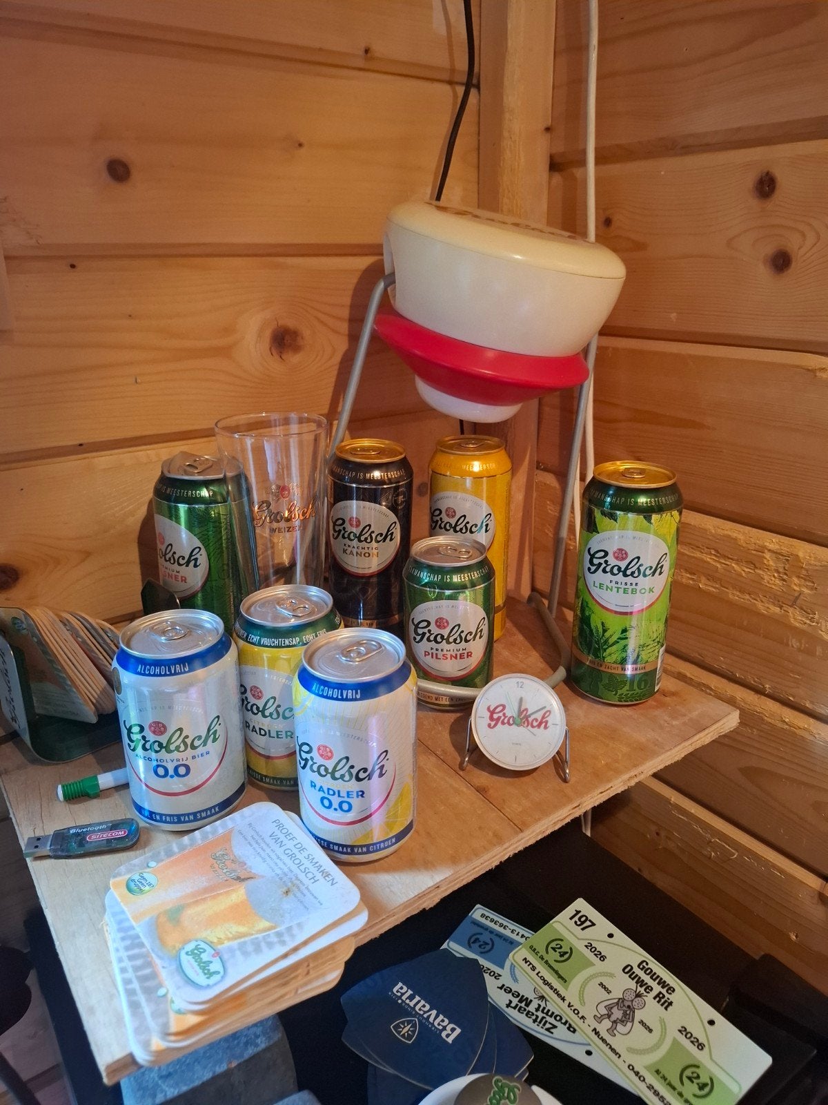 Grote collectie Grolsch merchandise en verzamelobjecten, Verzamelen, Ophalen, Gebruikt, Overige typen