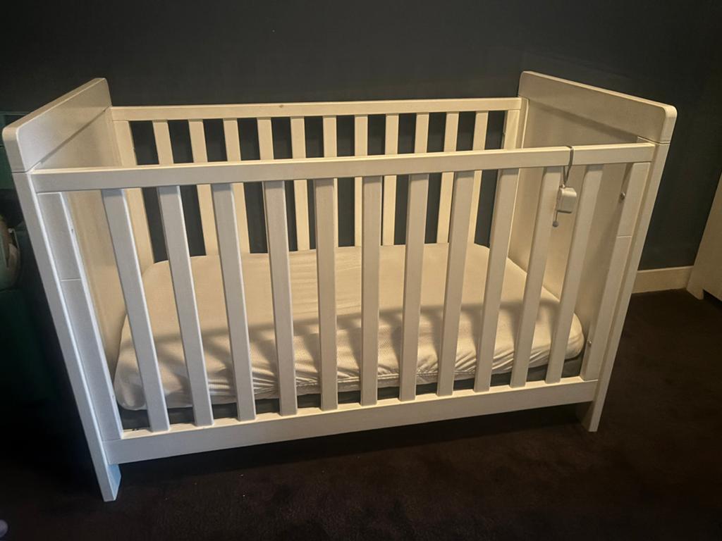 Bopita Ledikant wit incl matras, Ophalen, Gebruikt, Ledikant