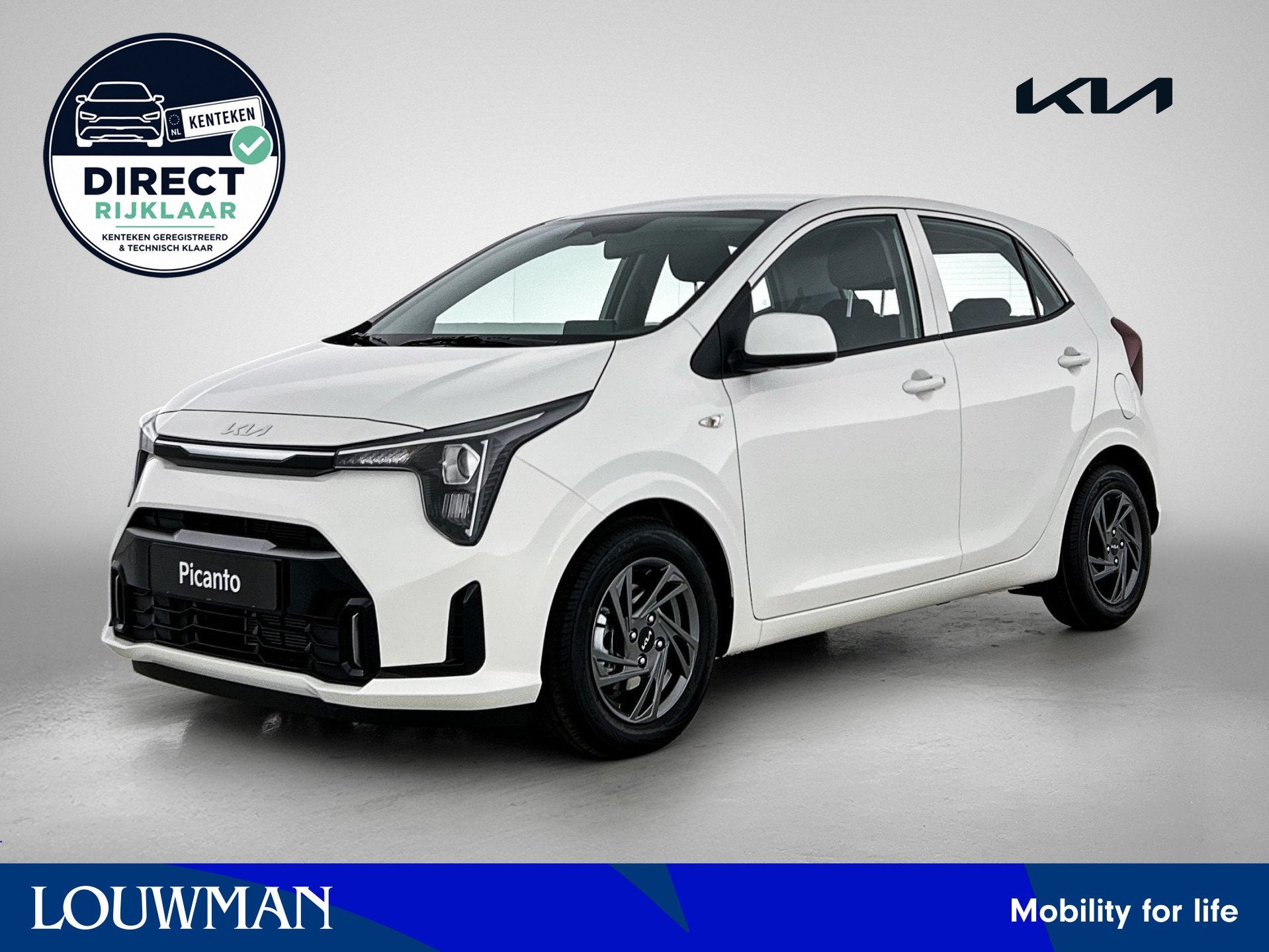 Kia Picanto 1.0 GDi DynamicLine * SNEL LEVERBAAR * incl lich, Auto's, Voorwielaandrijving, Stof, 4 stoelen, Origineel Nederlands
