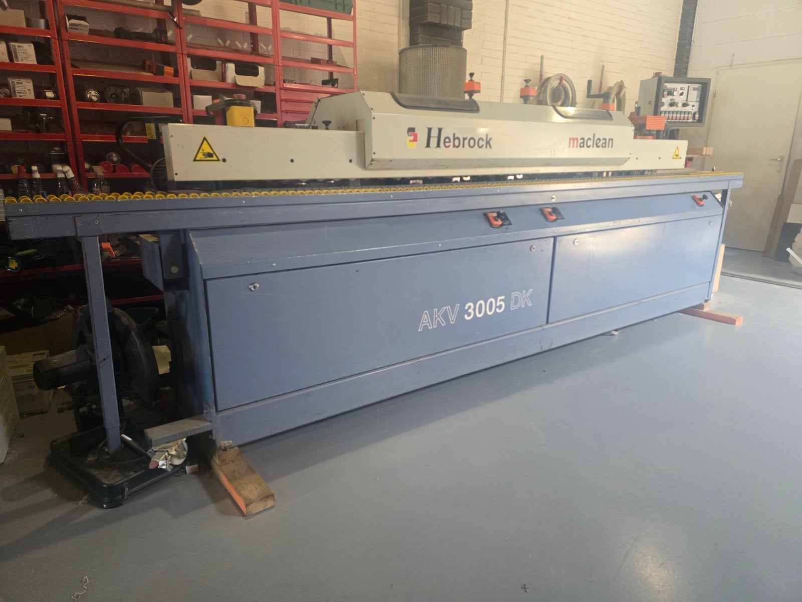 HeBrock Maclean AKV 3005 DK Kantenaanlijmmachine, Ophalen