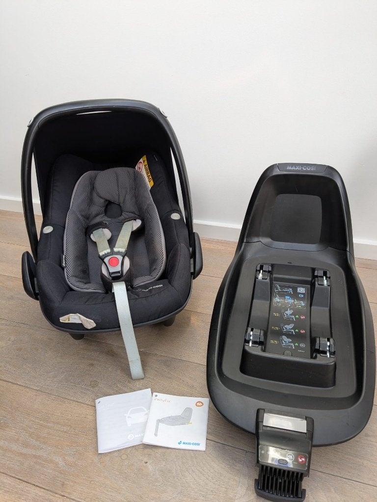 Maxi Cosi autostoel met Isofix onderstel + extra's, Ophalen, Gebruikt, Isofix, 0 t/m 13 kg