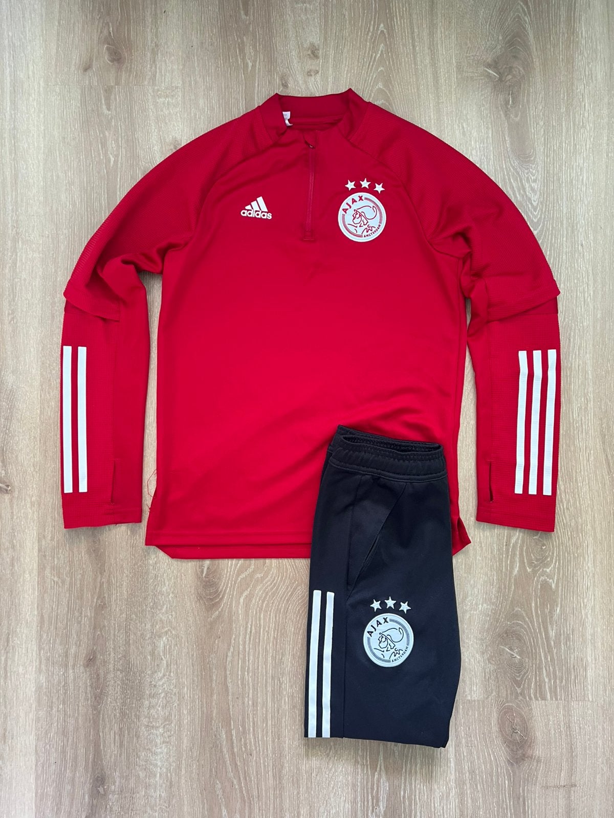 Ajax trainingspak Adidas 20/21 maat 152/140, Kinderen en Baby's, Jongen of Meisje, Sport- of Zwemkleding, Ophalen of Verzenden