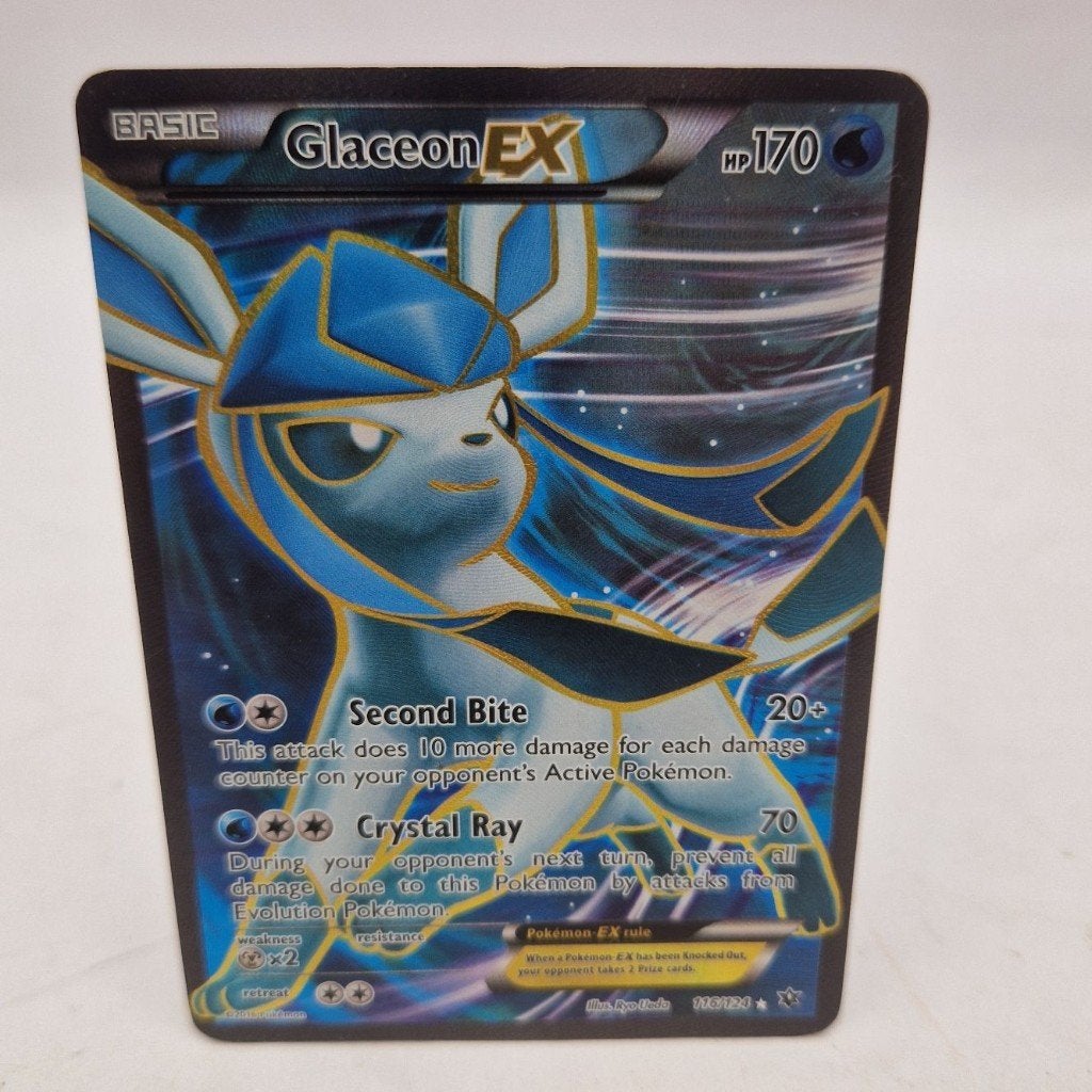 Glaceon EX (FCO 116) Fates Collide | Nu voor maar € 27,99, Ophalen of Verzenden, Zo goed als nieuw